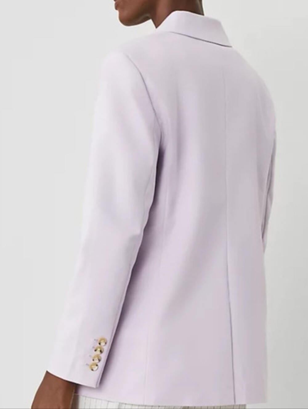 NWT Ann Taylor Light Lavender Double-Breasted Blazer SZ 12P - Picture 3 of 8